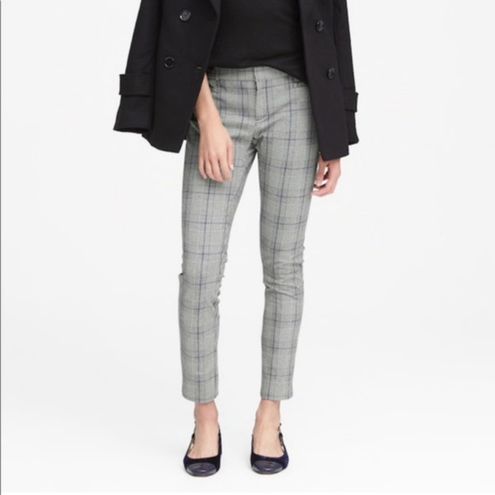Banana republic Sloan Plaid Pant